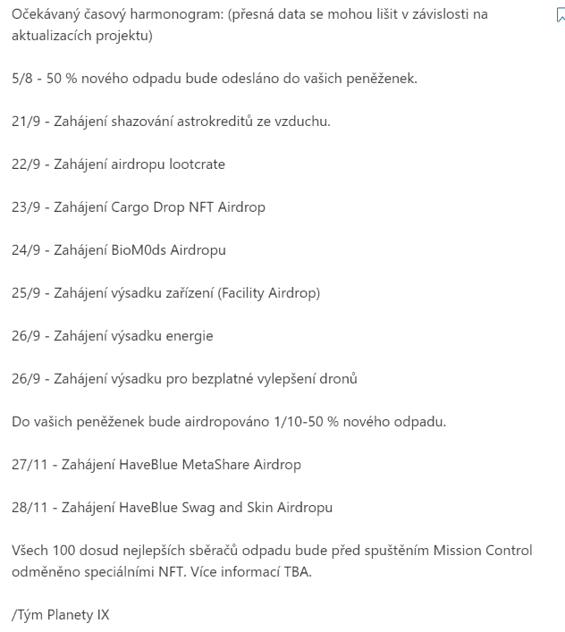 Airdrop cal