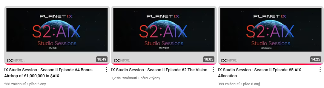 youtube PlanetIX